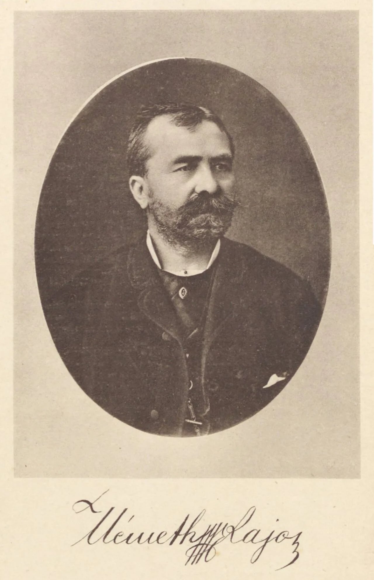 Portrait of Lajos Németh (1842–1911) – memorial page