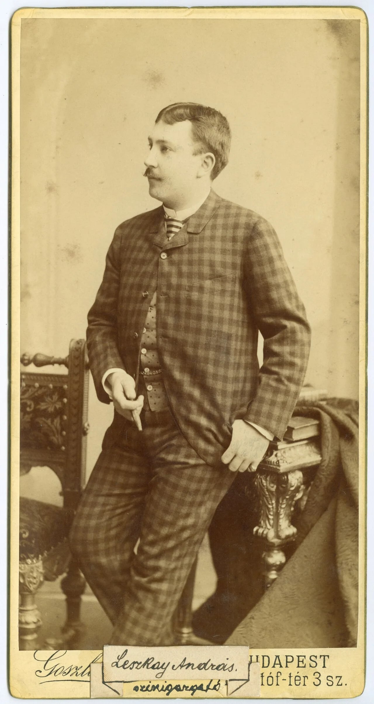Portrait of András Leszkay (1863–1928) – memorial page