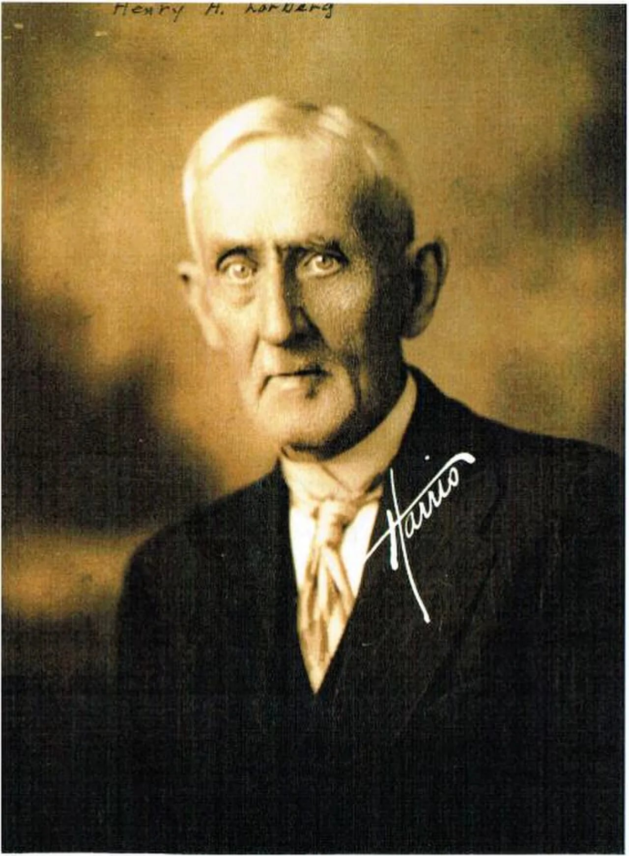 Portrait of Henry A. Lorberg (1856–1943) – memorial page