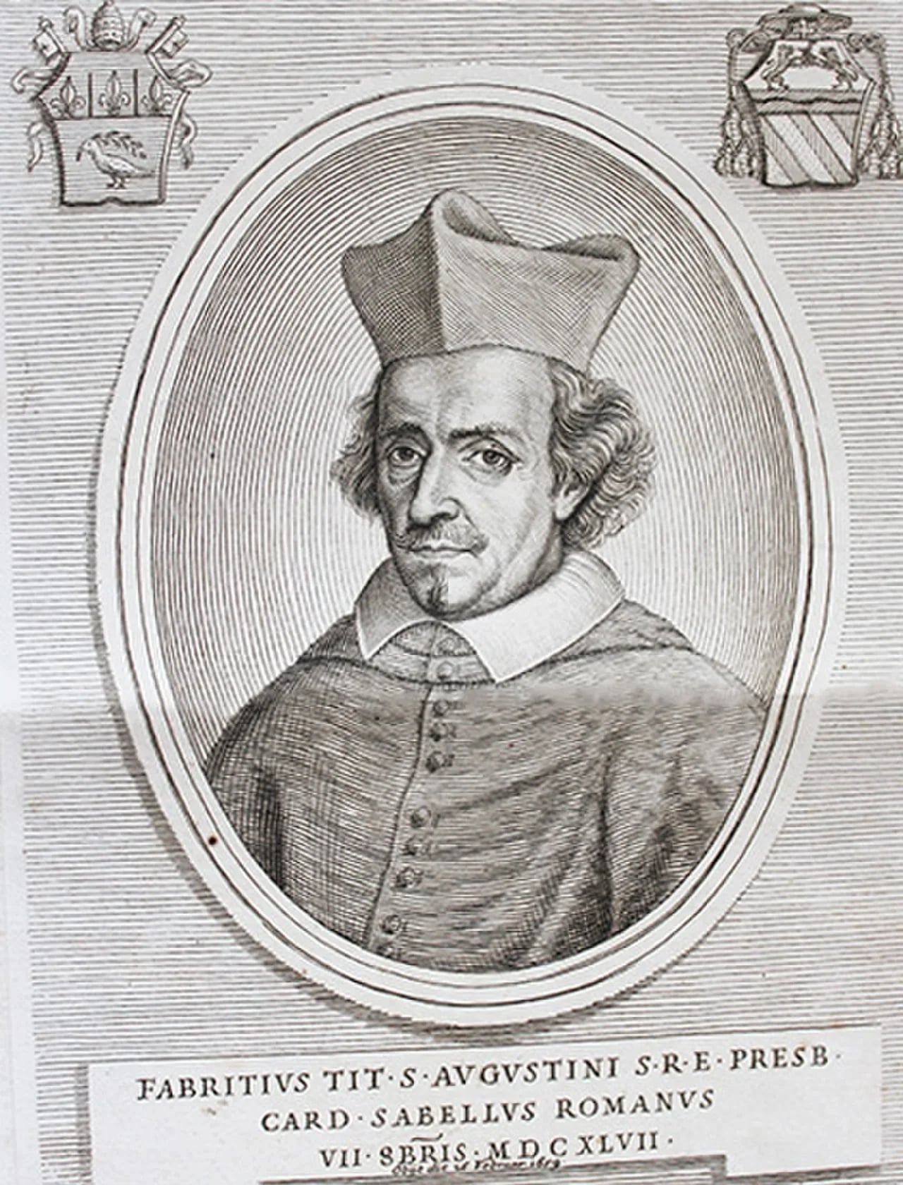 Porträt von Fabrizio Savelli (1607–1659) – Gedenkseite