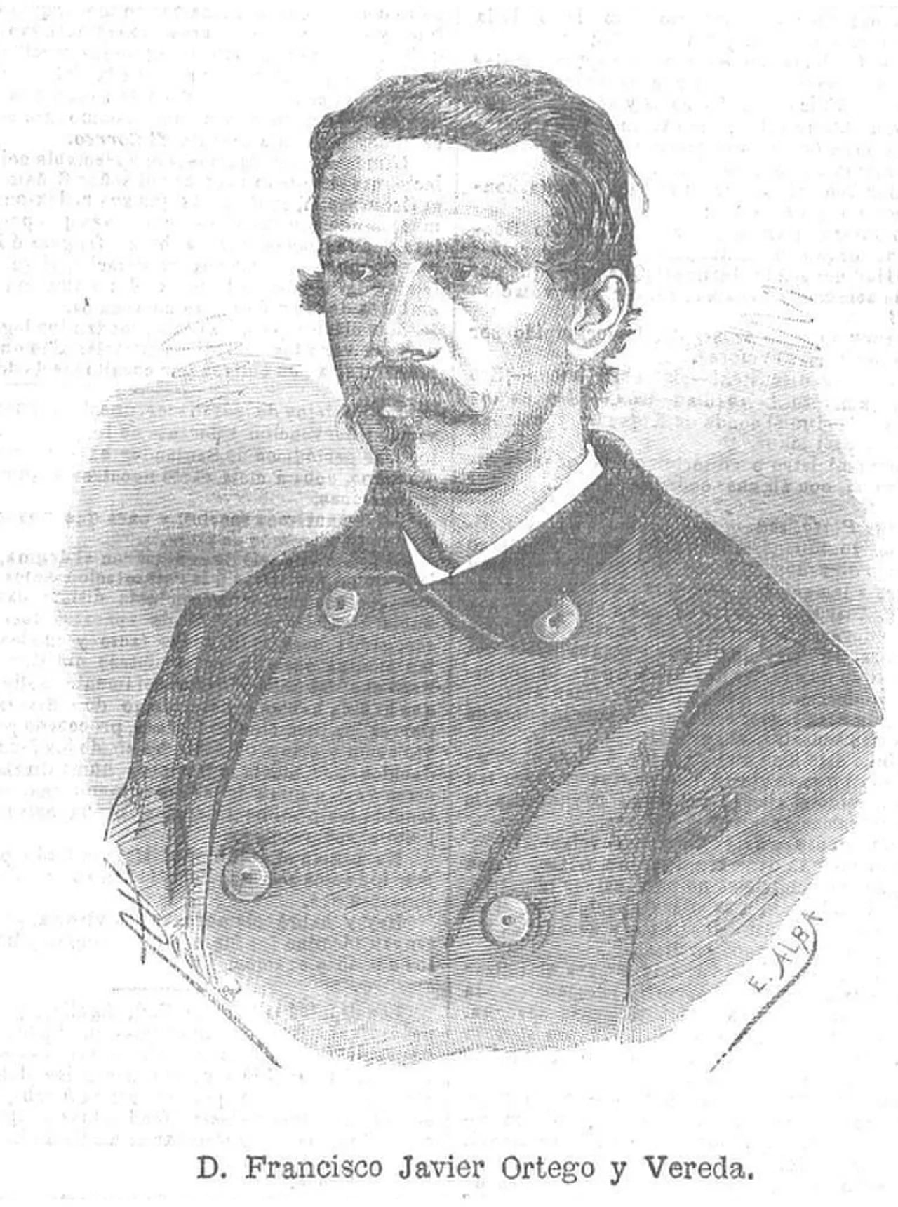 Porträt von Francisco Ortego (1833–1881) – Gedenkseite