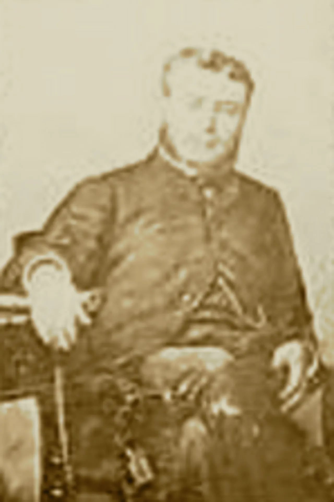 Porträt von Ferdinand Hervé-Bazin (1847–1889) – Gedenkseite
