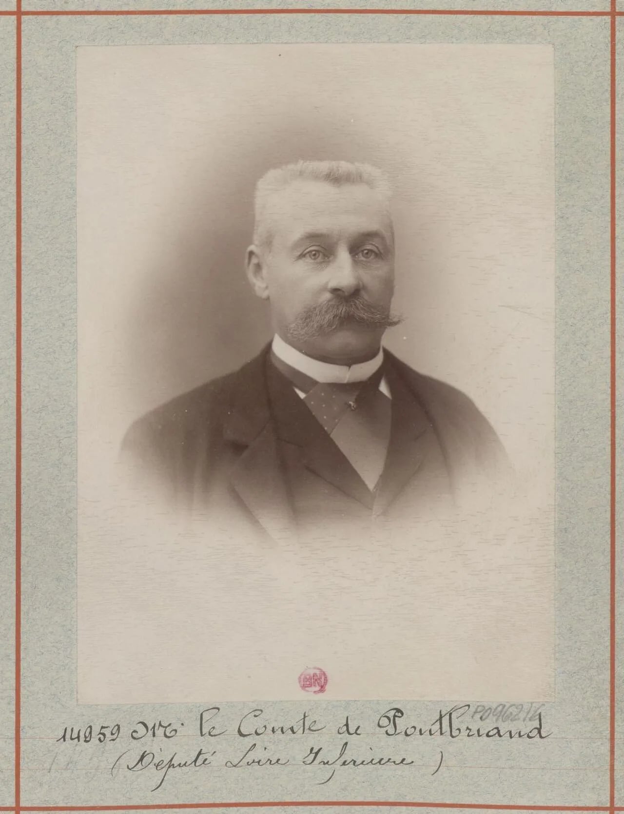 Porträt von Fernand du Breil de Pontbriand (1848–1916) – Gedenkseite