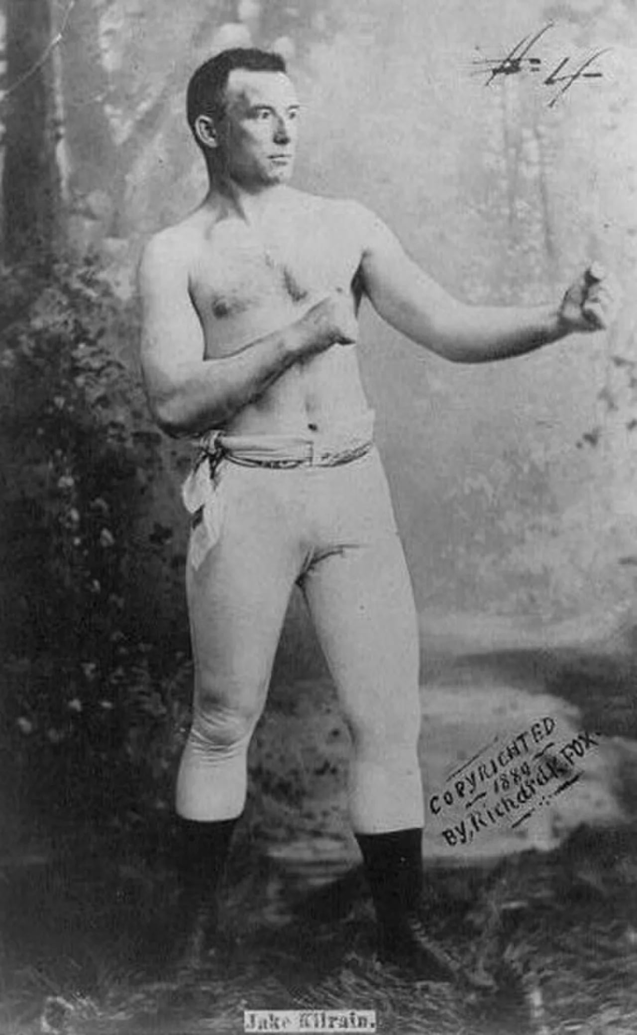 Portrait of Jake Kilrain (1859–1937) – memorial page