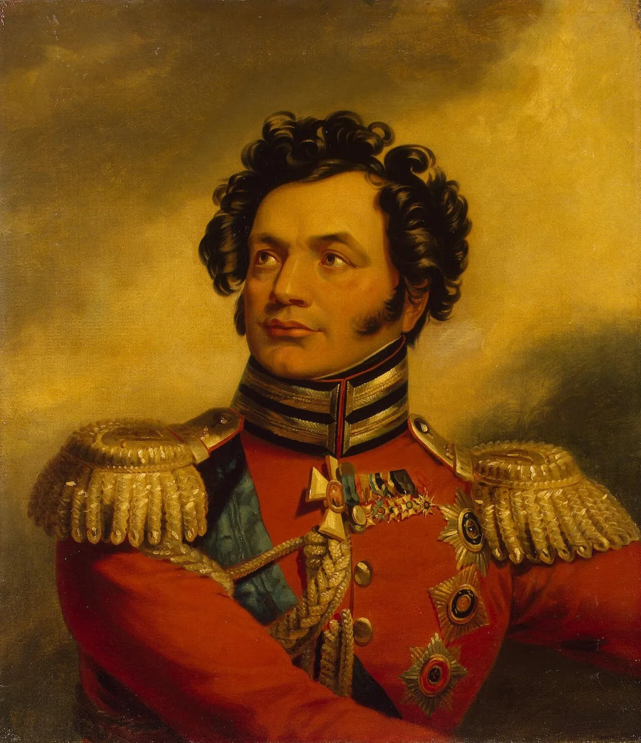 Porträt von Fjodor Petrowitsch Uwarow (1769–1824) – Gedenkseite