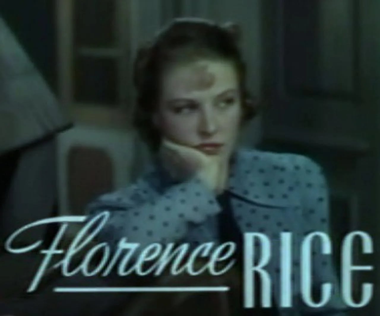Porträt von Florence Rice (1907–1974) – Gedenkseite