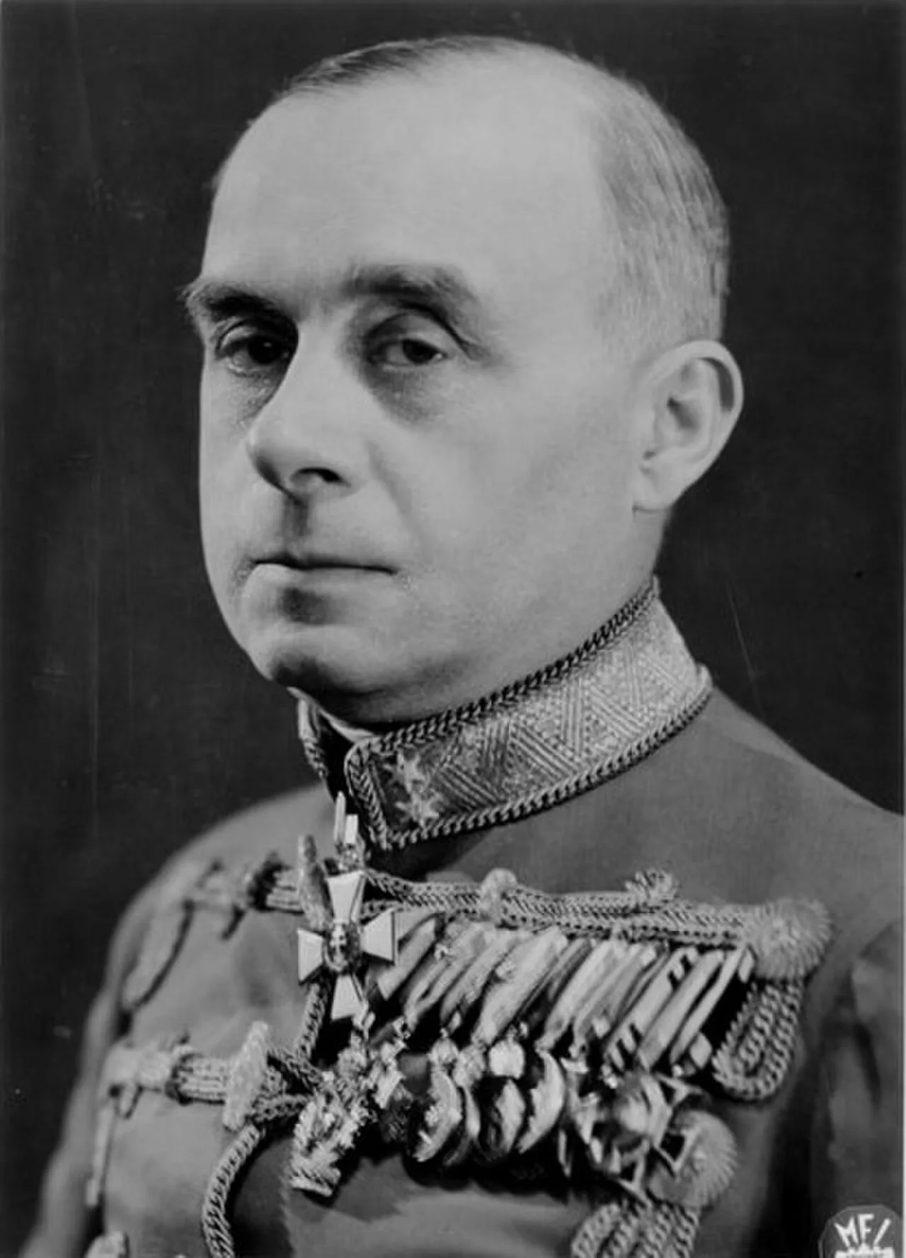 Porträt von Döme Sztójay (1883–1946) – Gedenkseite