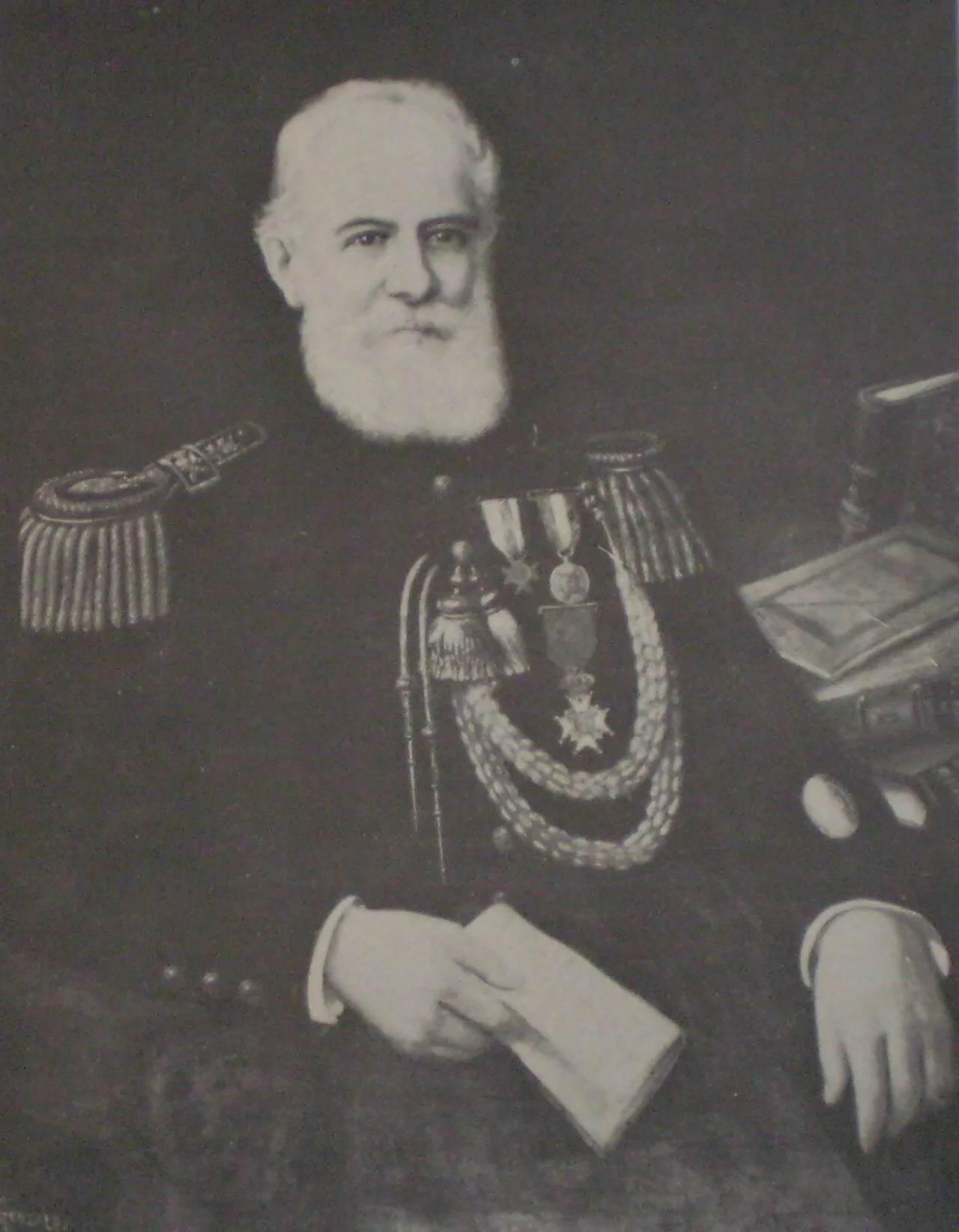 Porträt von Francisco Javier Muñiz (1795–1871) – Gedenkseite