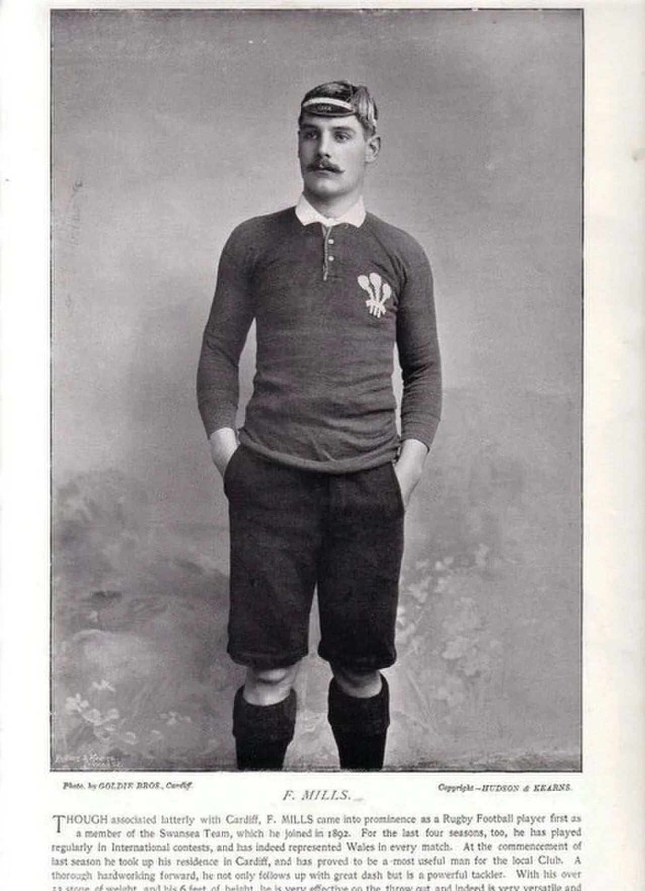 Portrait of Frank Mills (1871–1925) – memorial page