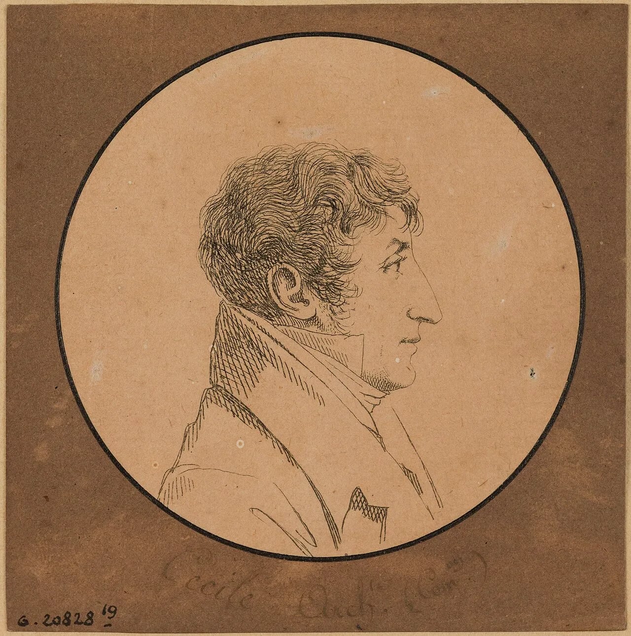 Porträt von François-Charles Cécile (1766–1840) – Gedenkseite