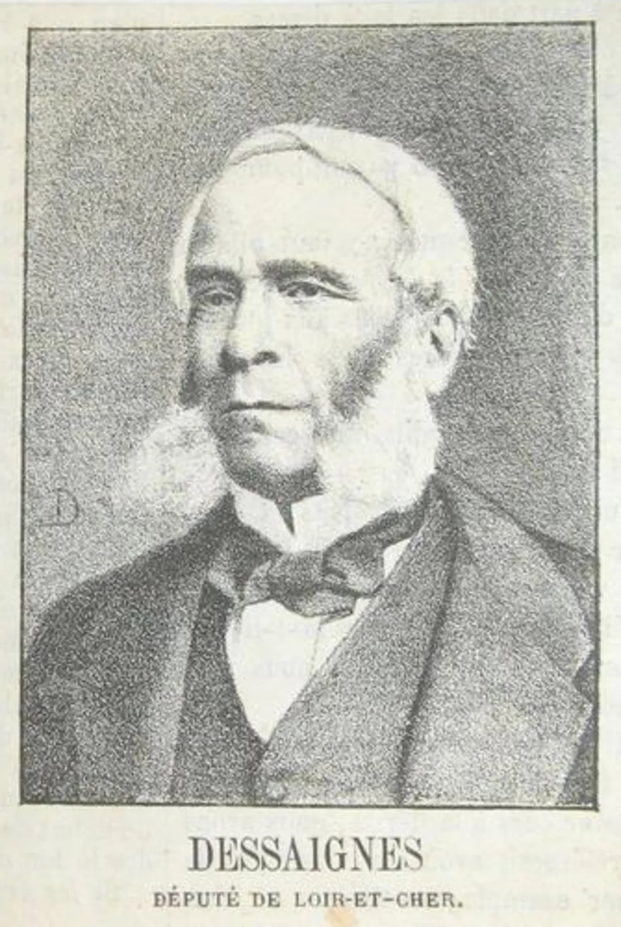 Porträt von François-Philibert Dessaignes (1805–1897) – Gedenkseite