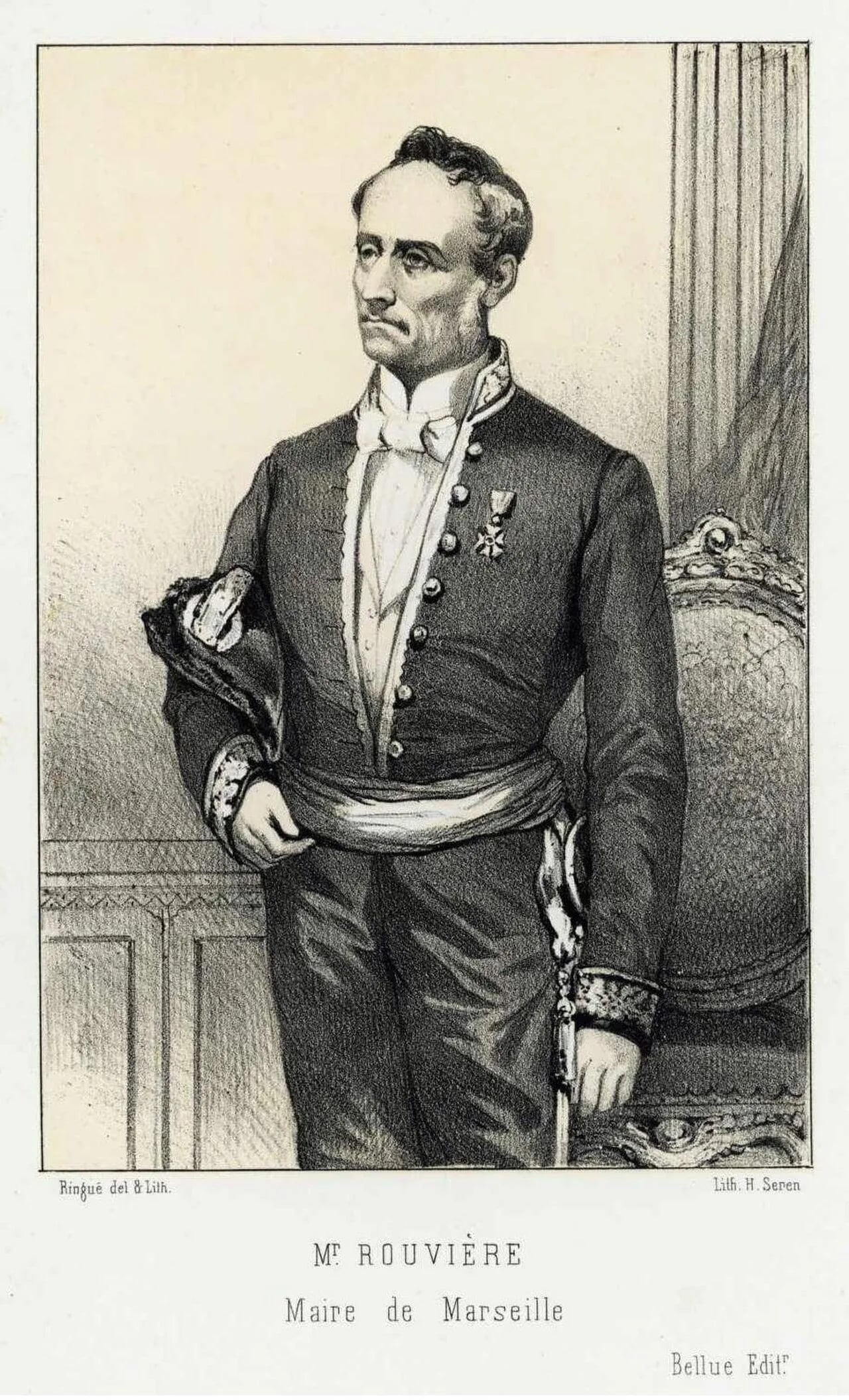 Portrait of François-Xavier-Balthazar Rouvière (1798–1864) – memorial page