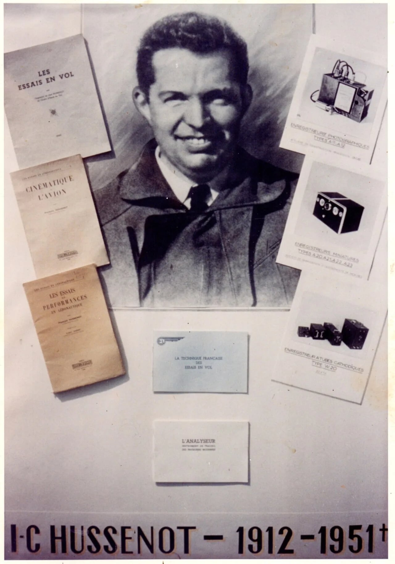 Porträt von François Hussenot (1912–1951) – Gedenkseite