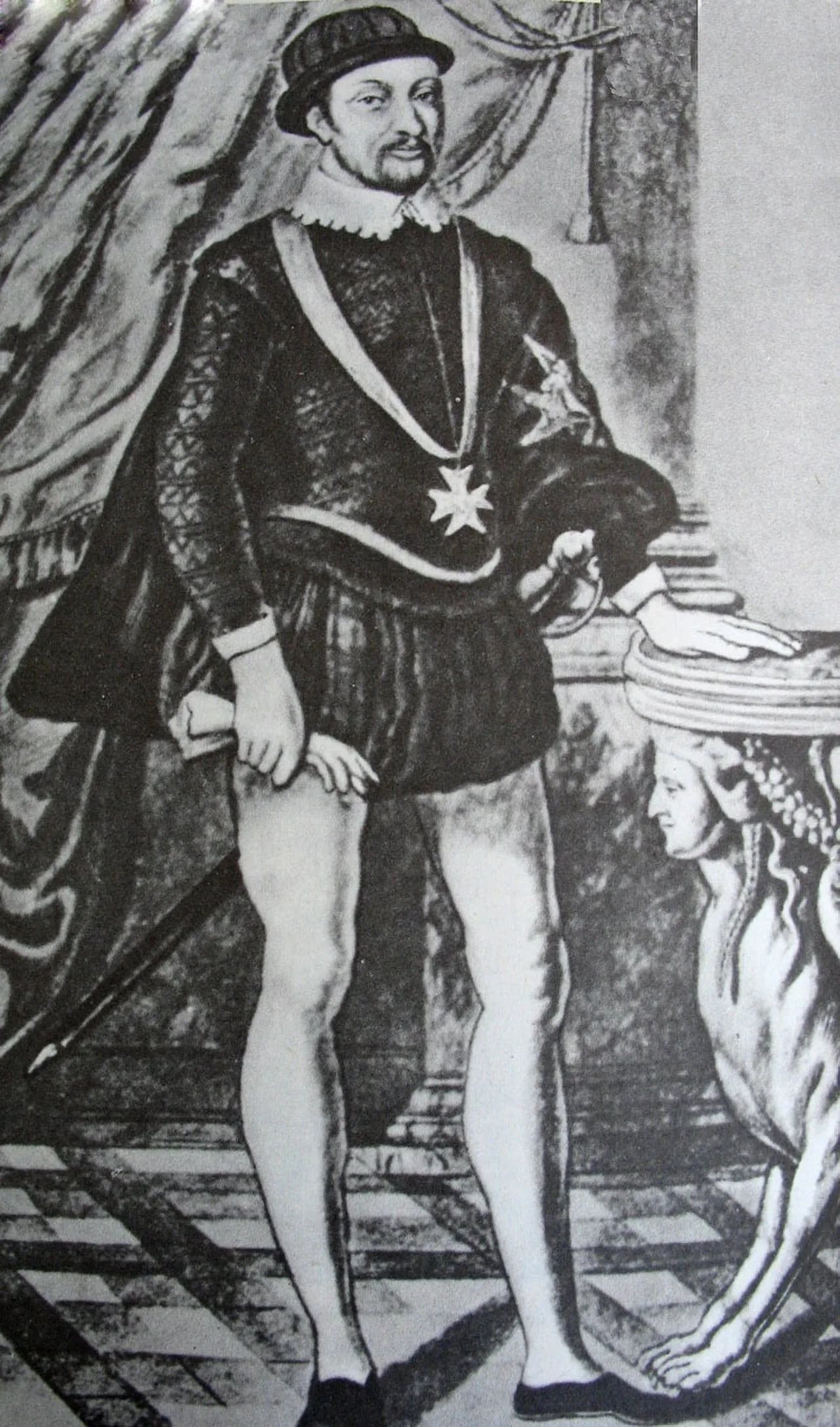 Porträt von François du Plessis de Richelieu (1548–1590) – Gedenkseite