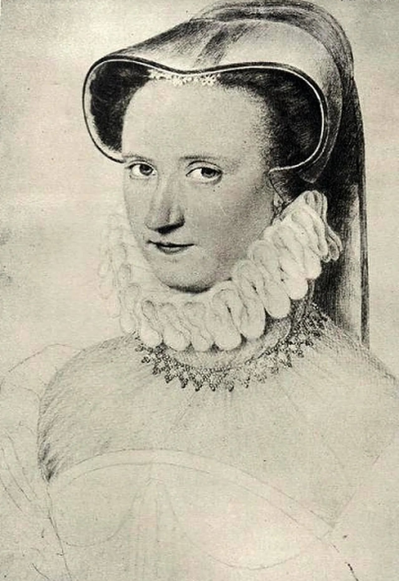 Porträt von Françoise Babou de La Bourdaisière (1540–1592) – Gedenkseite