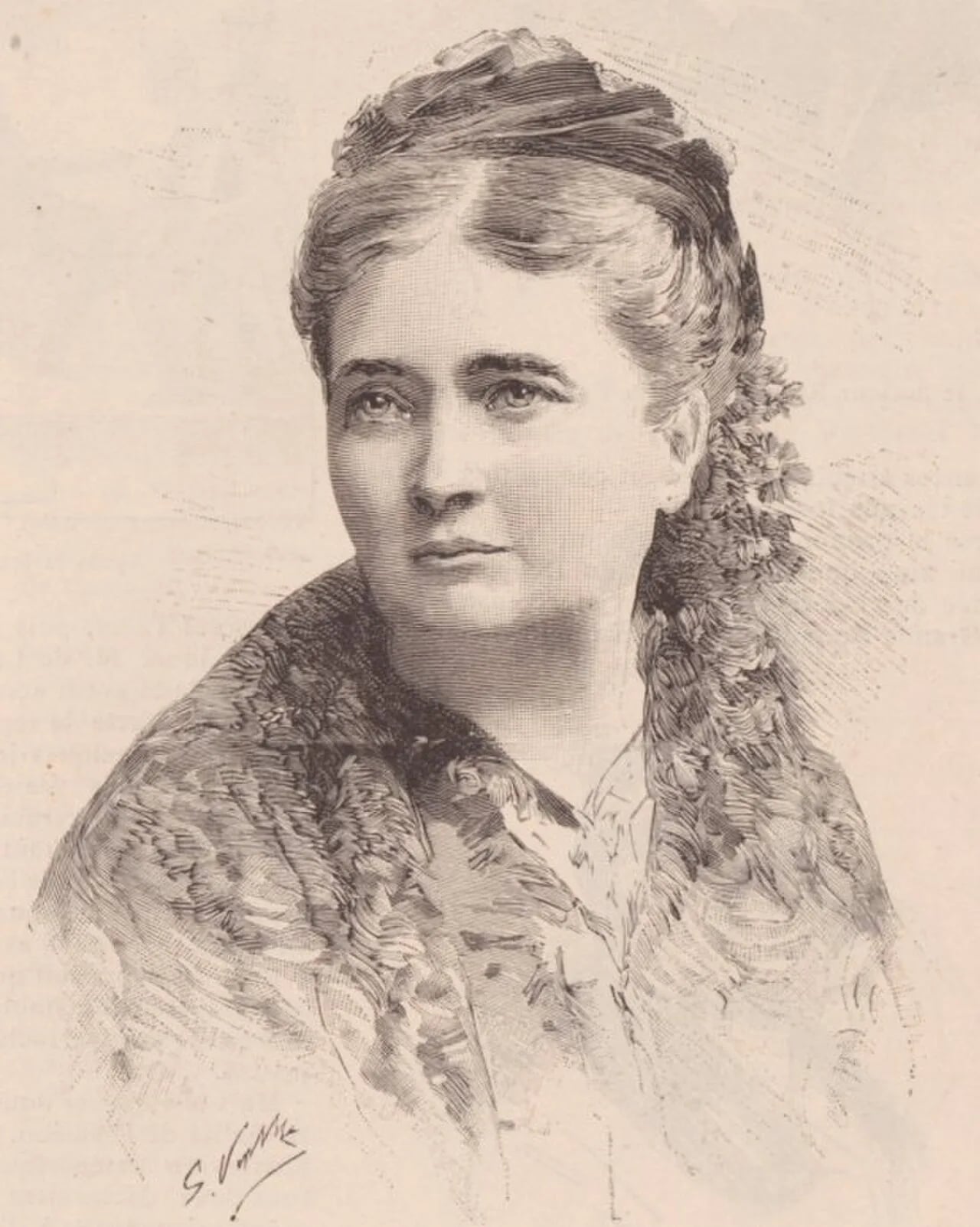 Portrait of Zénaïde Fleuriot (1829–1890) – memorial page