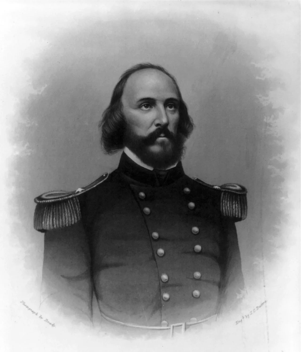 Porträt von Frederick W. Lander (1821–1862) – Gedenkseite