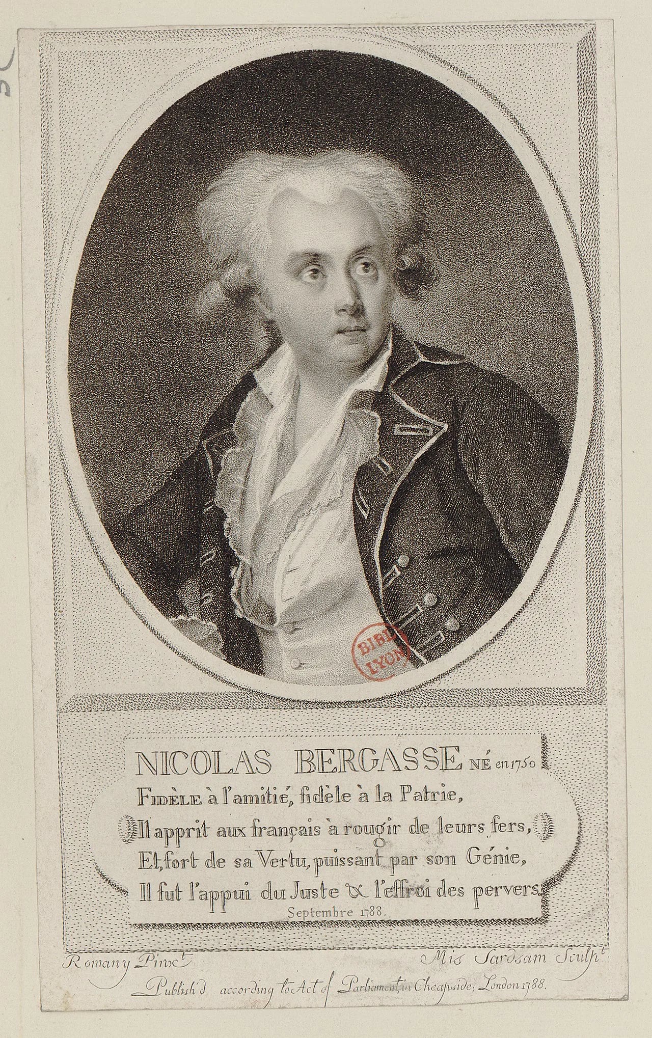 Portrait of Nicolas Bergasse (1750–1832) – memorial page