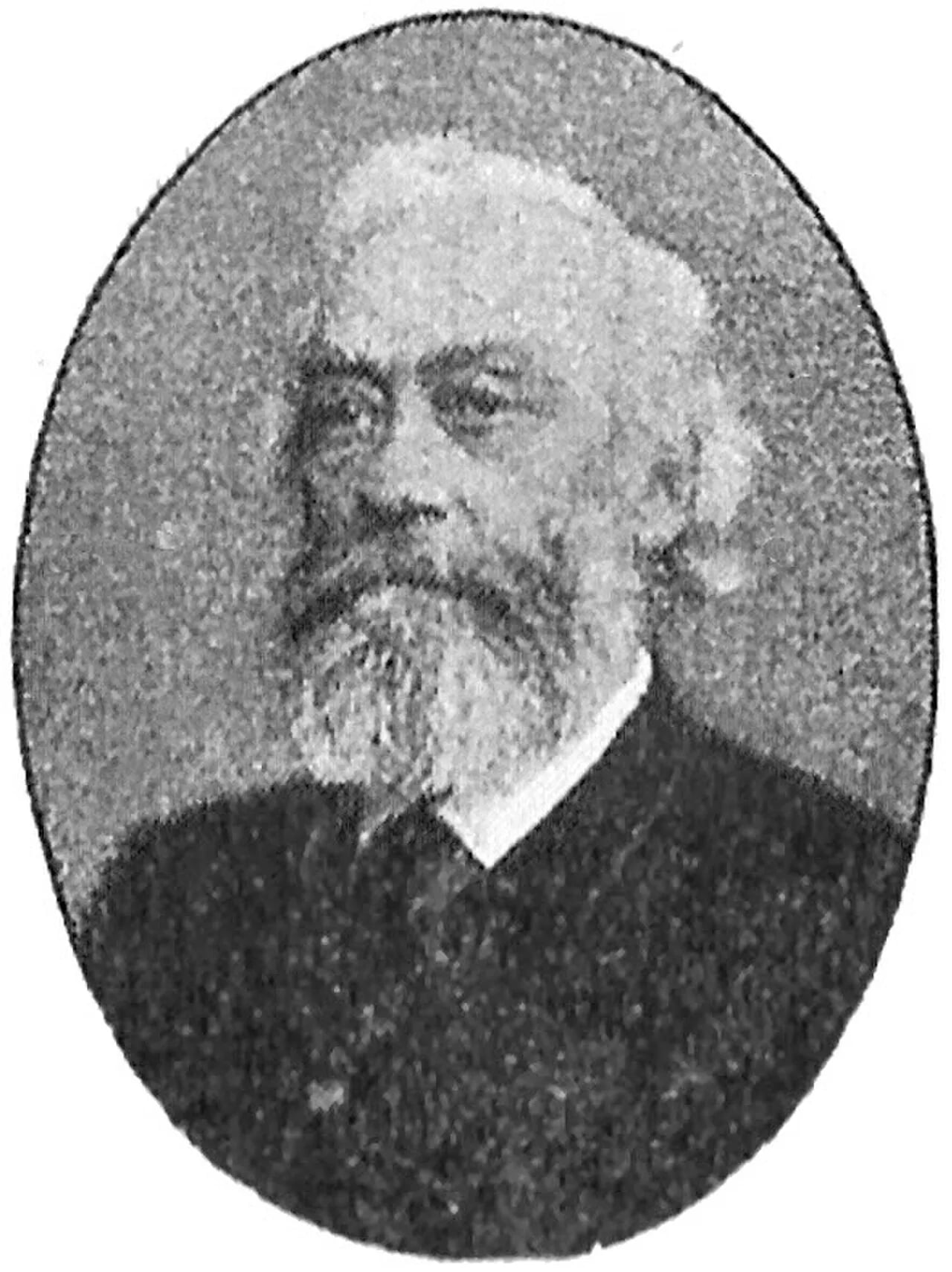 Portrait of Martin Wiberg (1826–1905) – memorial page