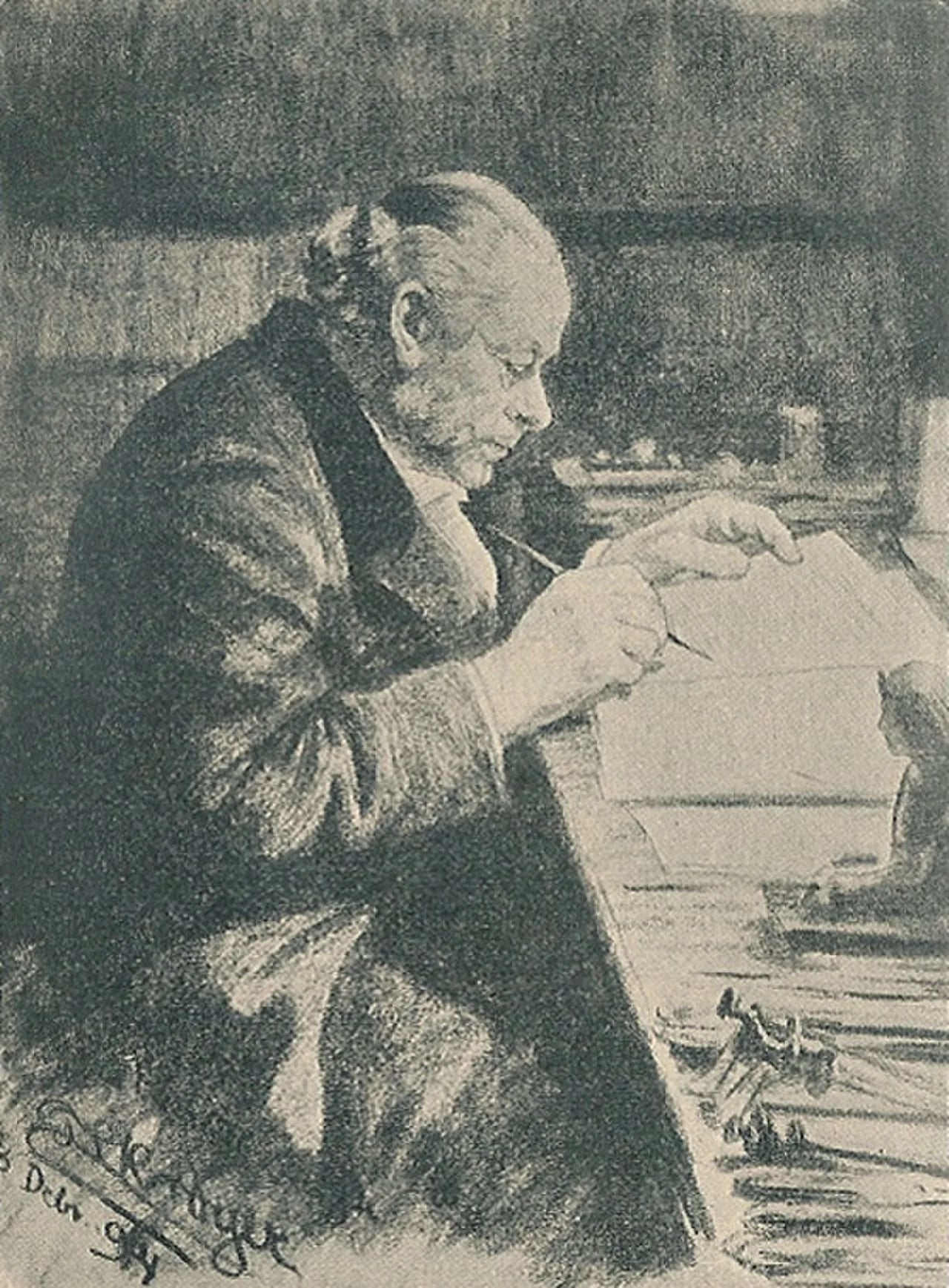 Portrait of Rudolph Bergh (1824–1909) – memorial page