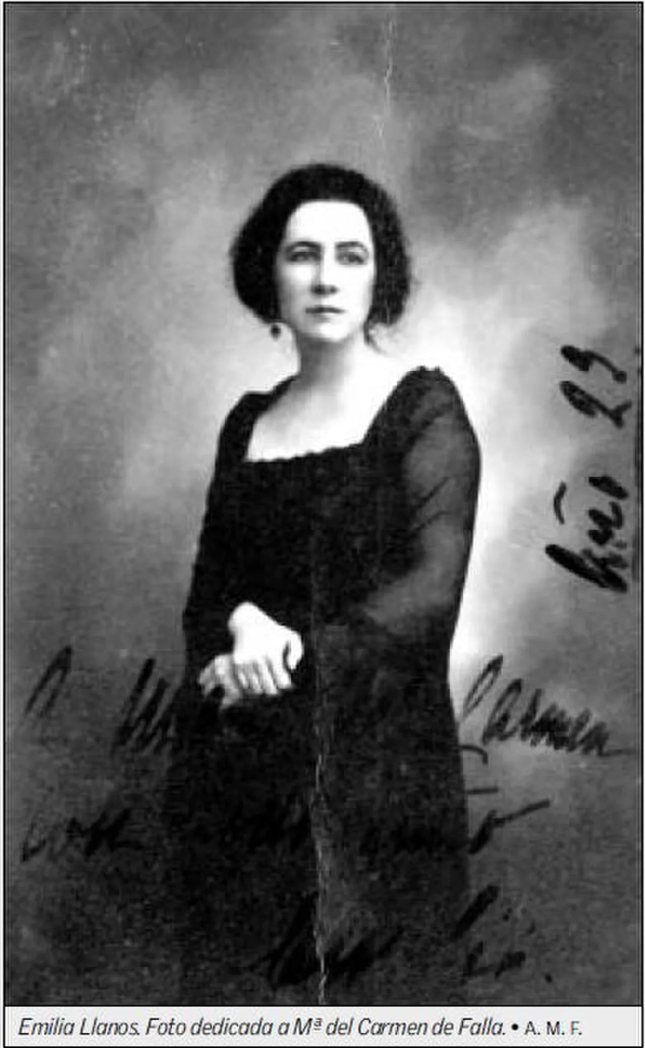 Porträt von Emilia Llanos Medina (1885–1967) – Gedenkseite