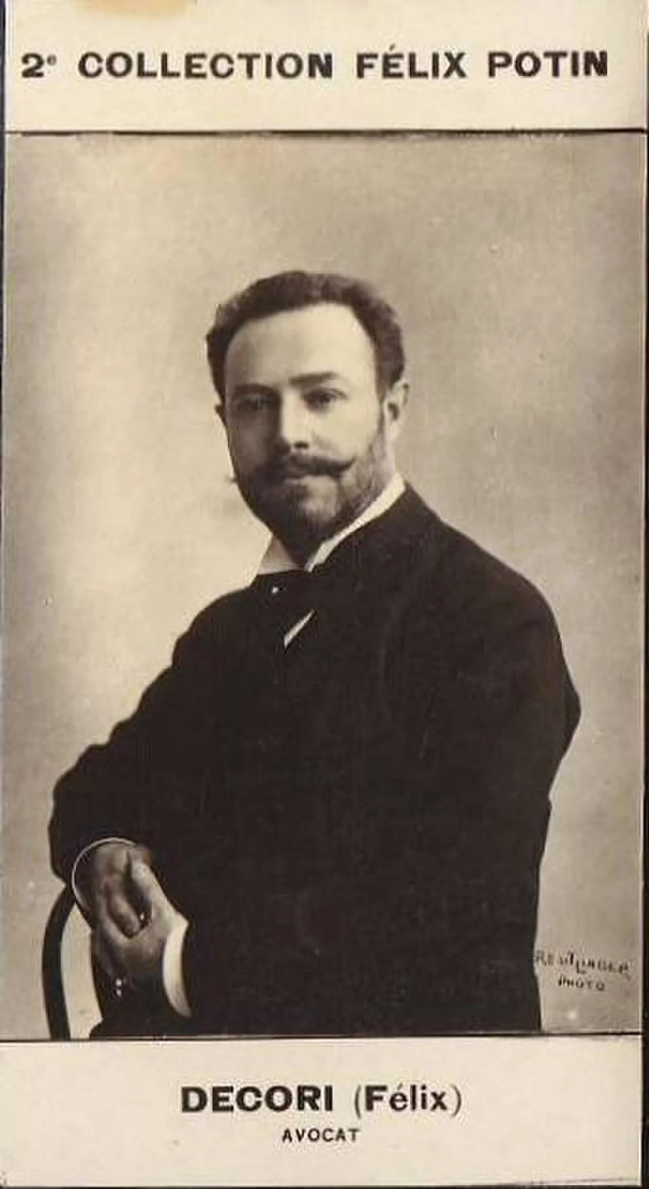 Porträt von Félix Decori (1860–1915) – Gedenkseite