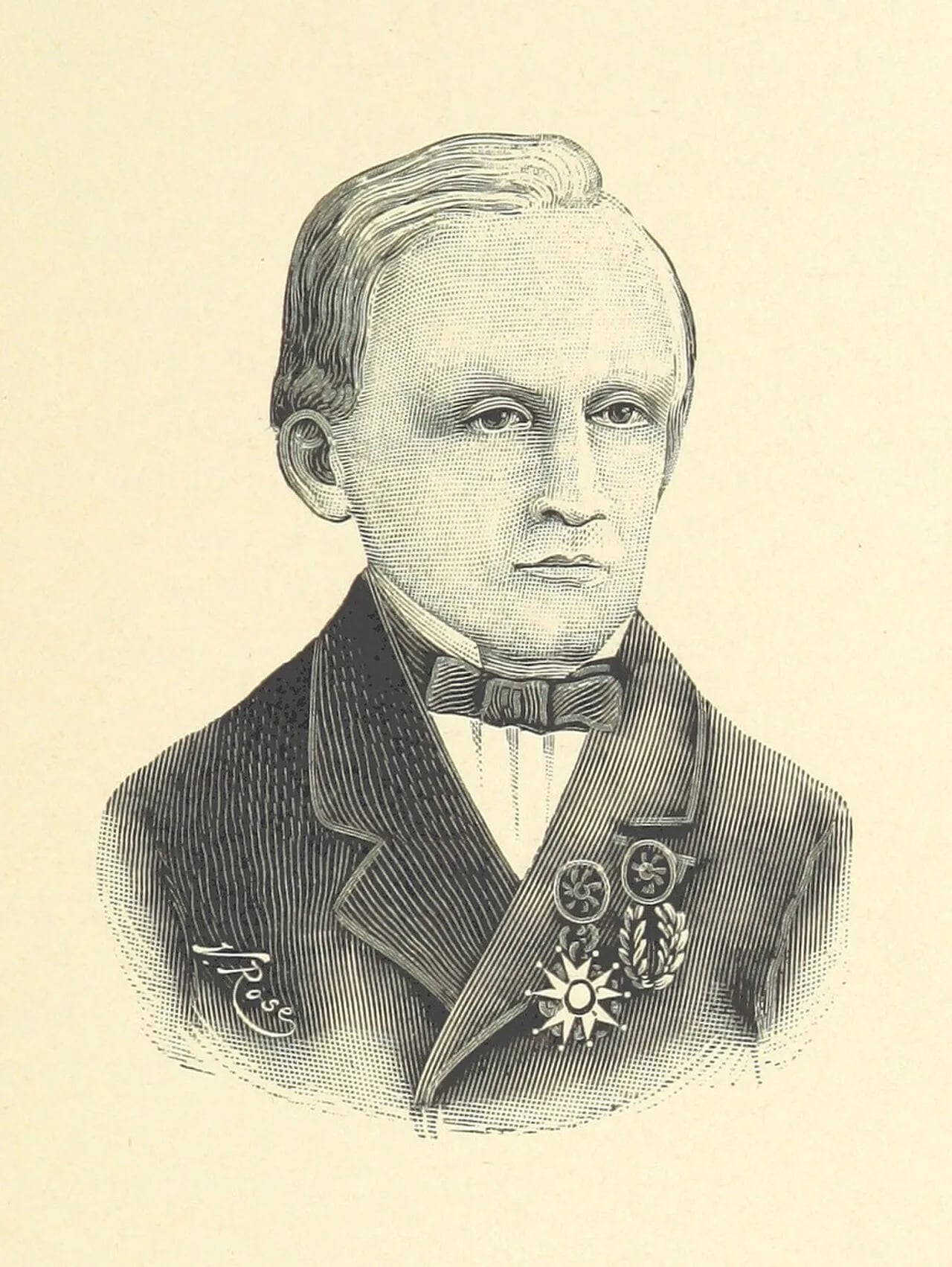 Porträt von Félix Martha-Beker (1808–1885) – Gedenkseite