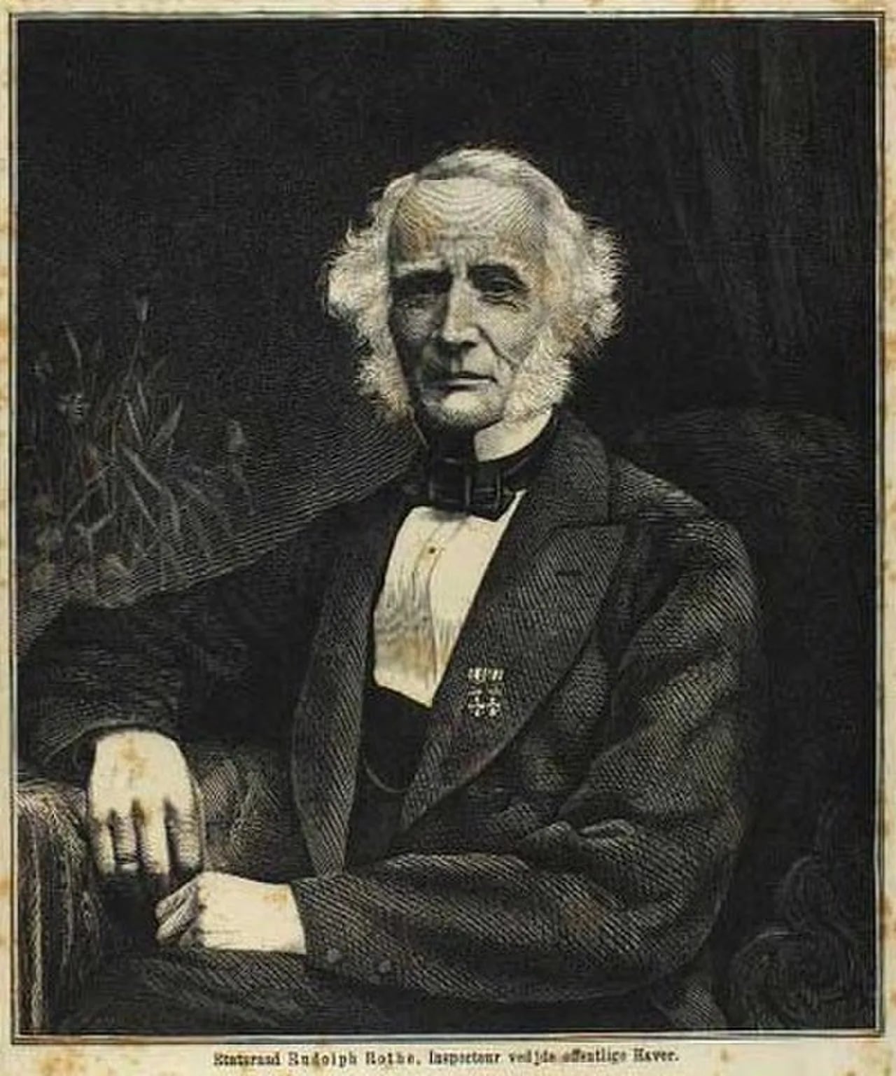 Porträt von Rudolph Rothe (1802–1877) – Gedenkseite