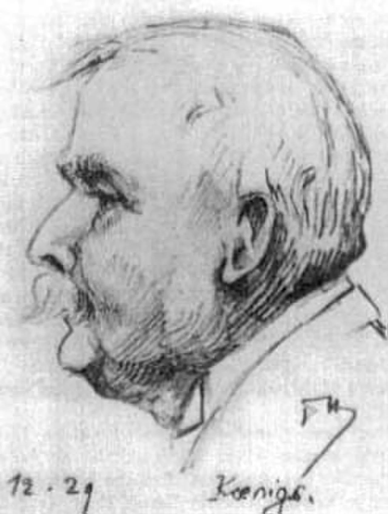Porträt von Gabriel Koenigs (1858–1931) – Gedenkseite