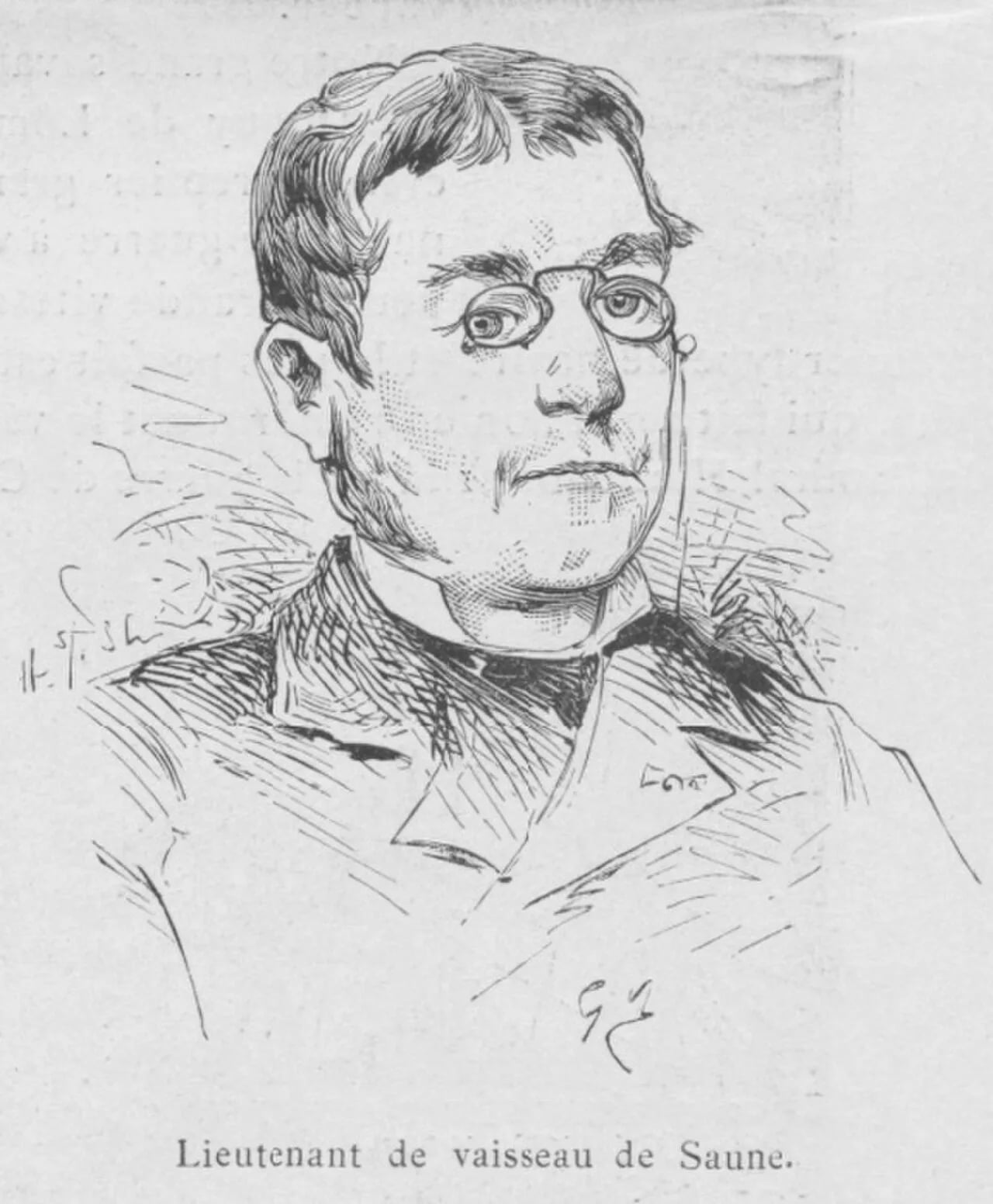 Porträt von Gabriel Lespinasse de Saune (1848–1939) – Gedenkseite