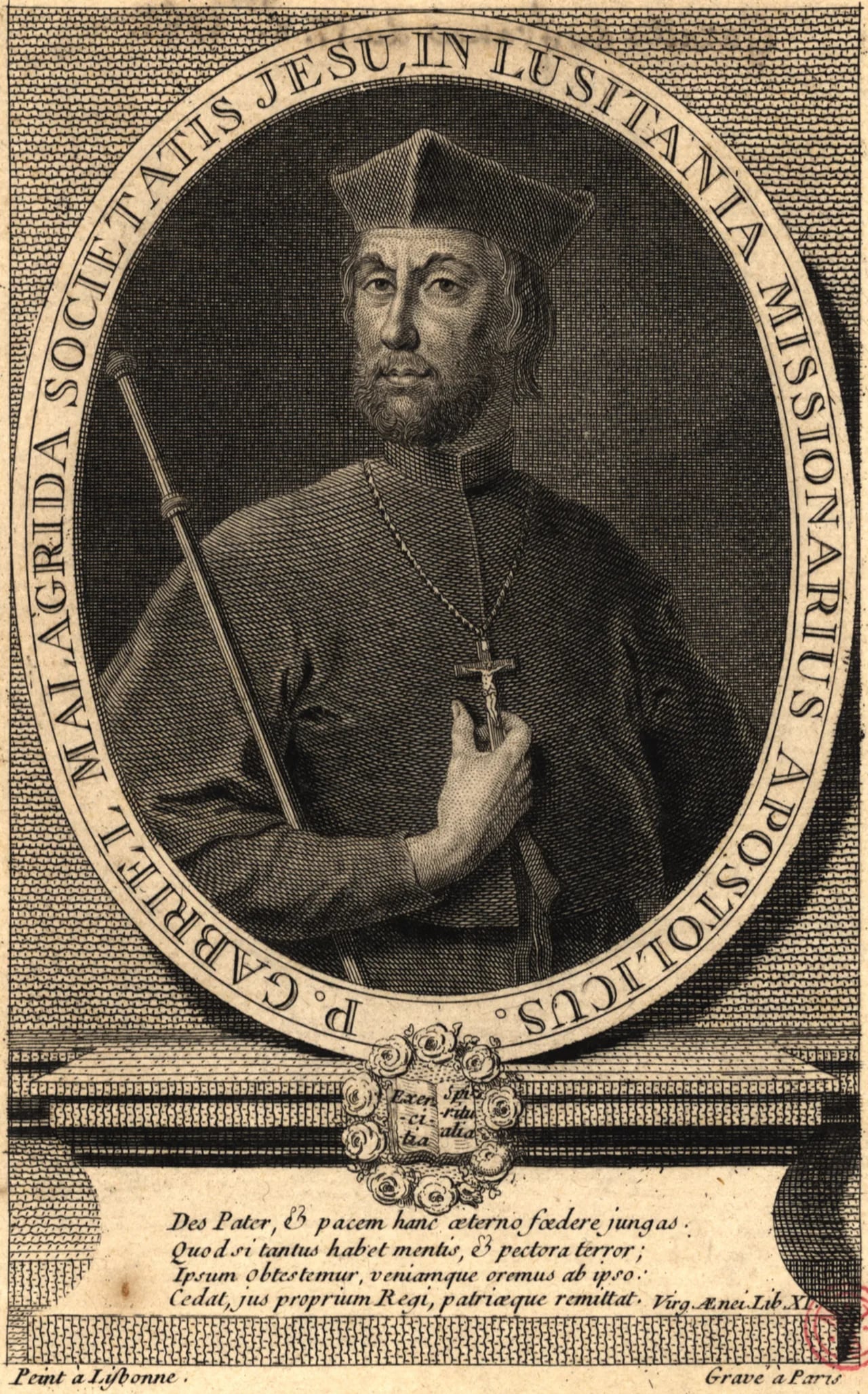 Portrait of Gabriel Malagrida (1689–1761) – memorial page