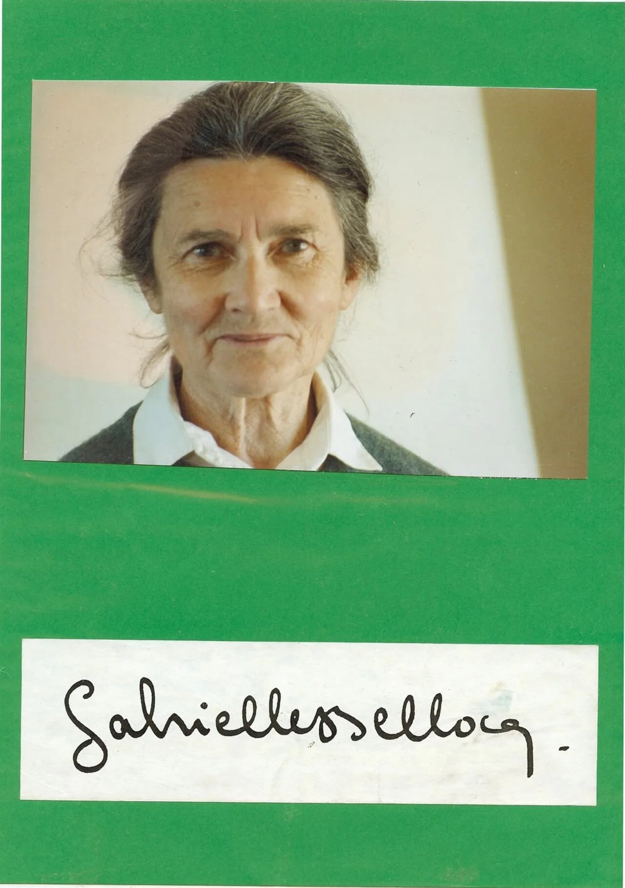 Portrait of Gabrielle Bellocq (1920–1999) – memorial page