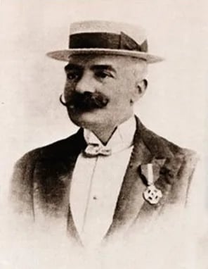 Porträt von Emilio Salgari (1862–1911) – Gedenkseite