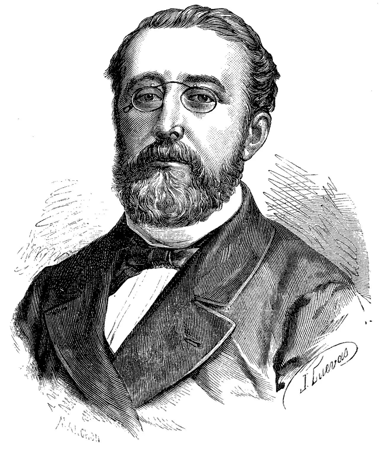 Porträt von Marcial del Adalid y Gurréa (1826–1881) – Gedenkseite