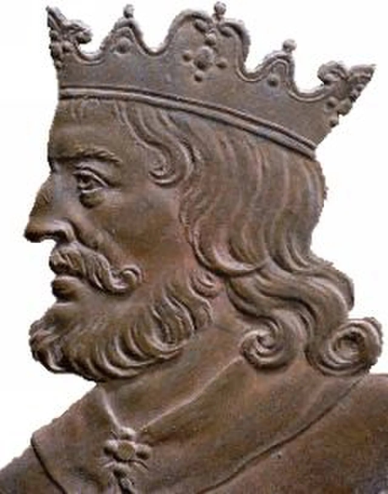 Porträt von Childerich II. (655–675) – Gedenkseite