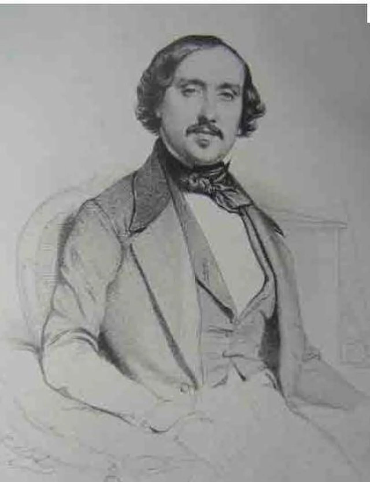 Porträt von Gatien Marcailhou (1807–1855) – Gedenkseite
