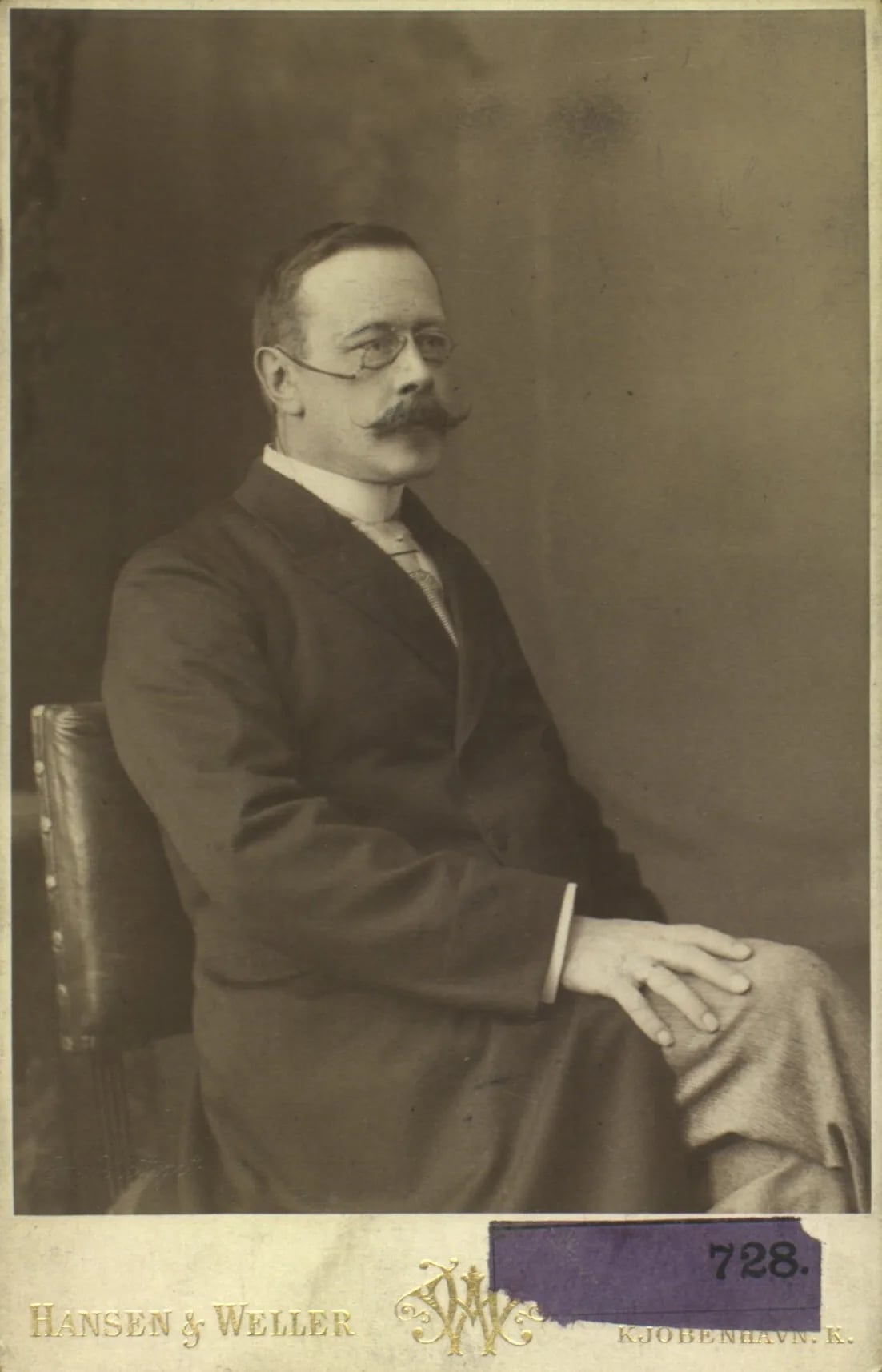 Porträt von Hans Christian Gram (1853–1938) – Gedenkseite