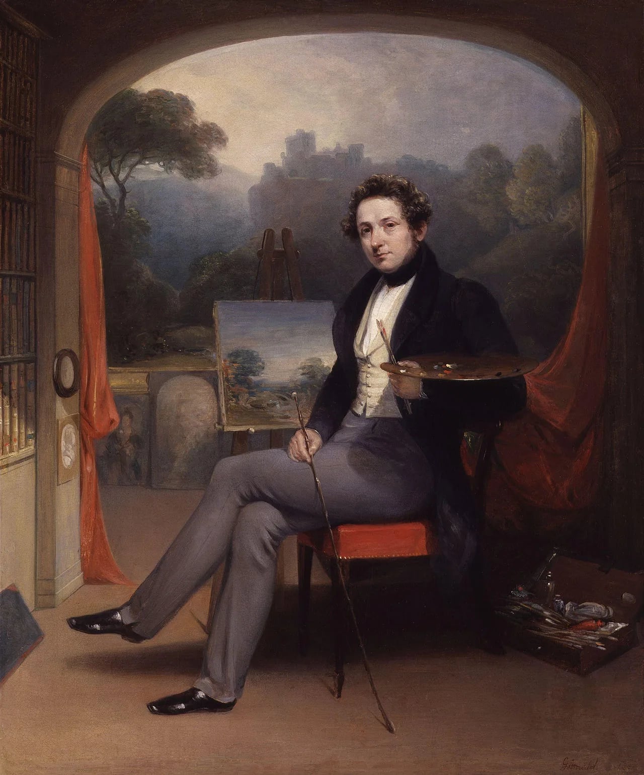 Portrait of George Arnald (1763–1841) – memorial page