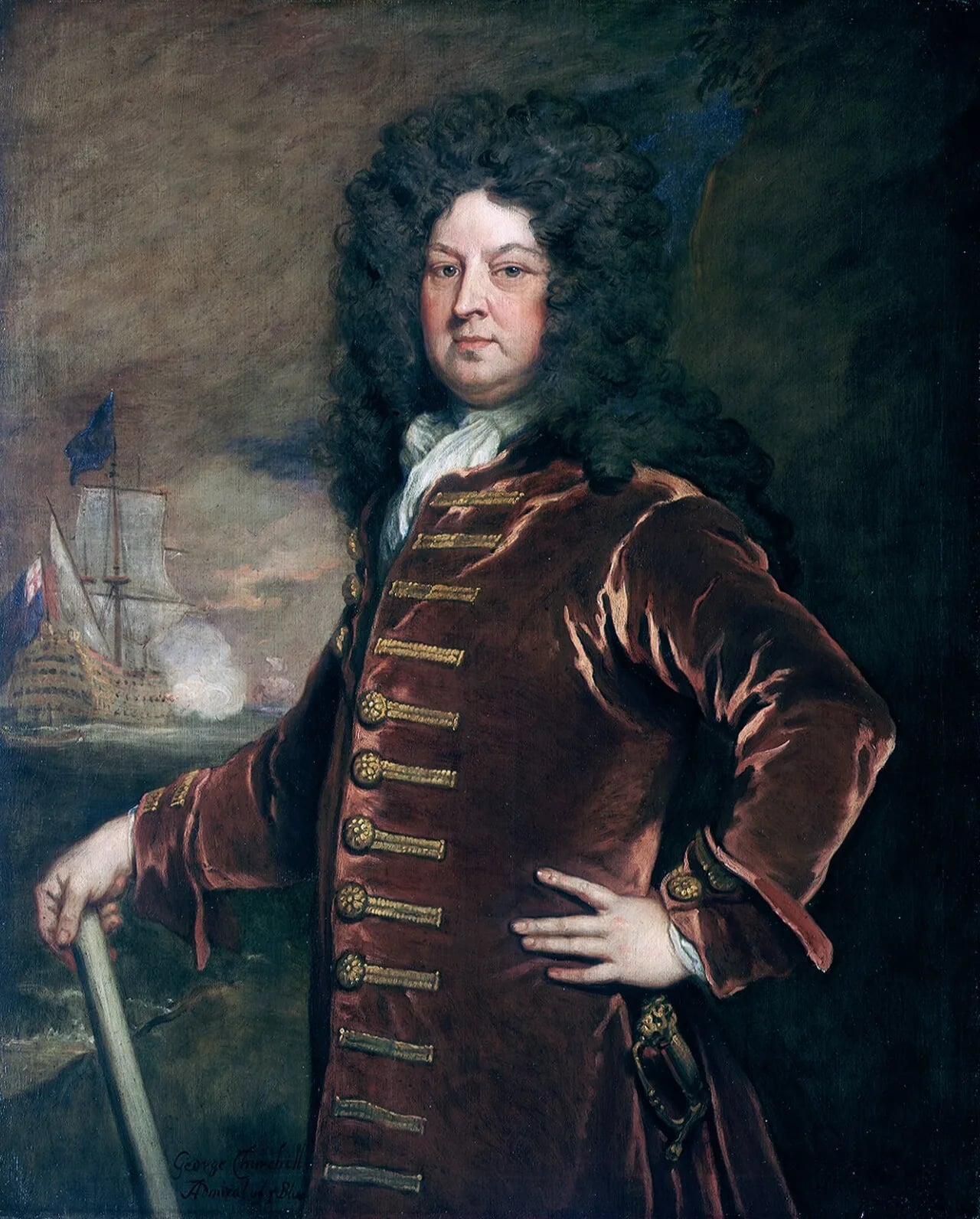 Porträt von George Churchill (1654–1710) – Gedenkseite