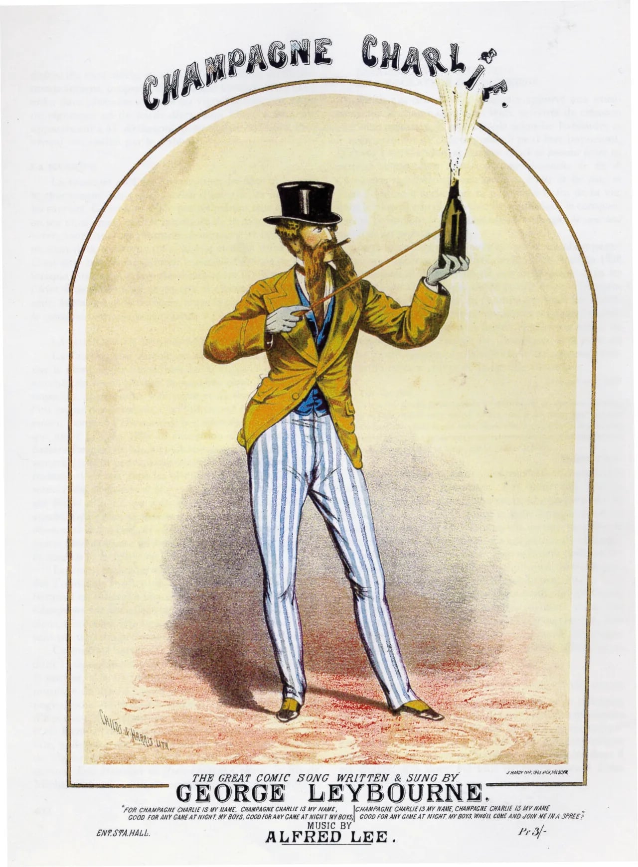 Portrait of George Leybourne (1842–1884) – memorial page