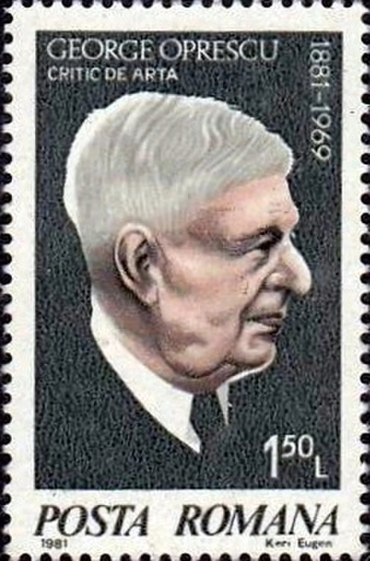 Portrait of George Oprescu (1881–1969) – memorial page