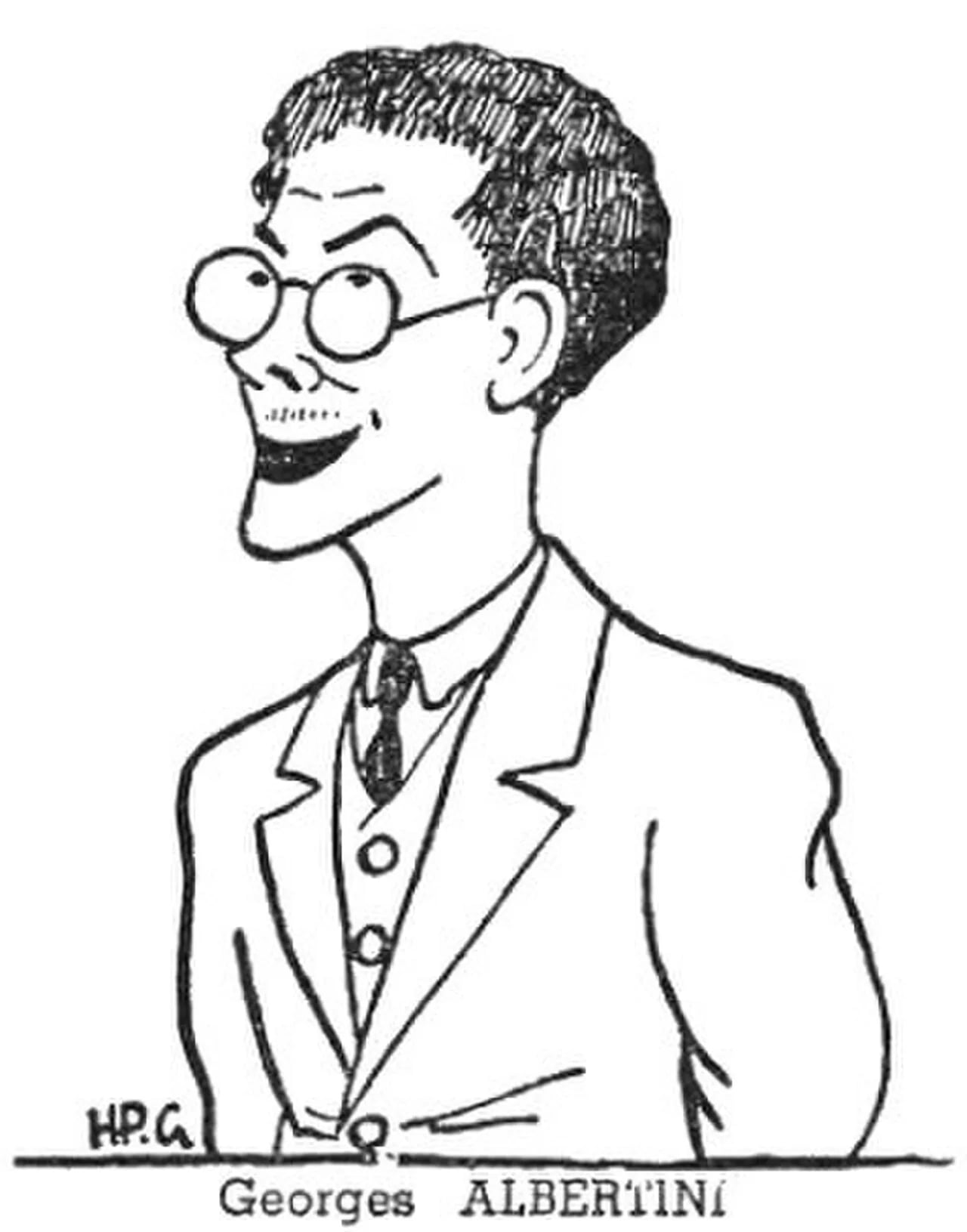 Porträt von Georges Albertini (1911–1983) – Gedenkseite