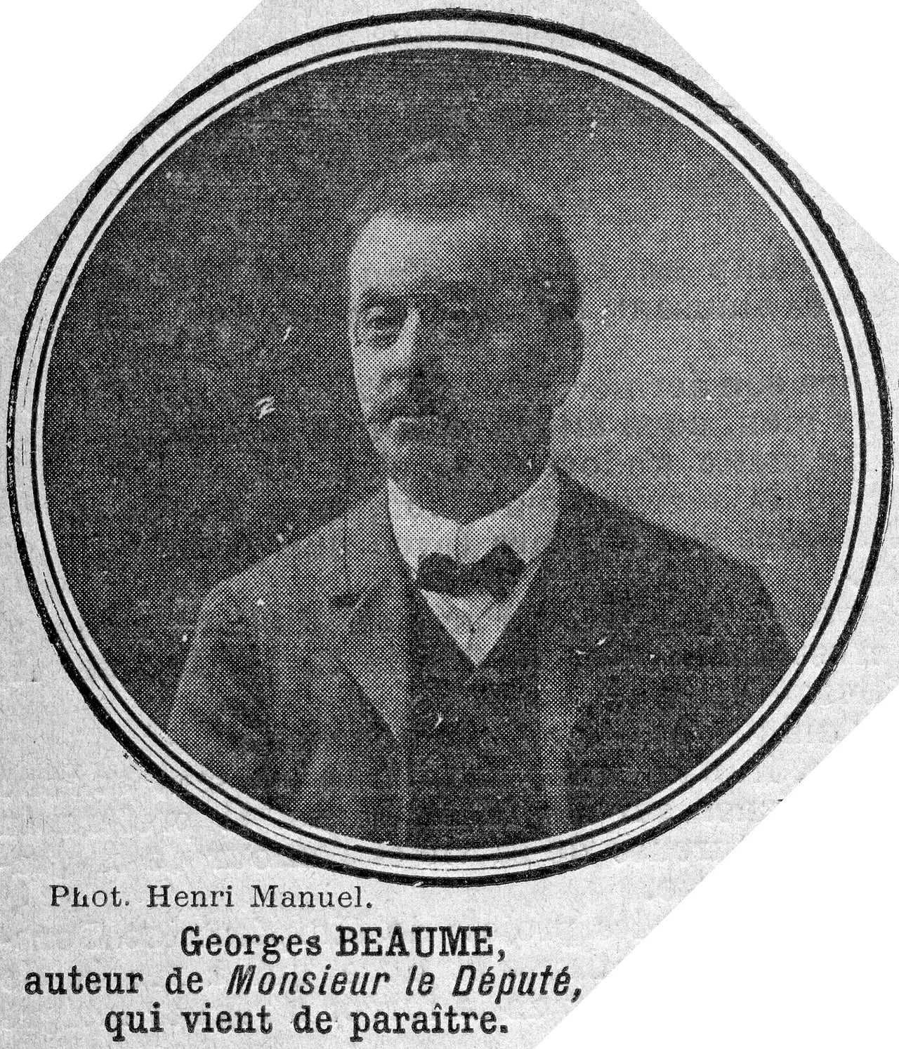 Porträt von Georges Beaume (1861–1940) – Gedenkseite