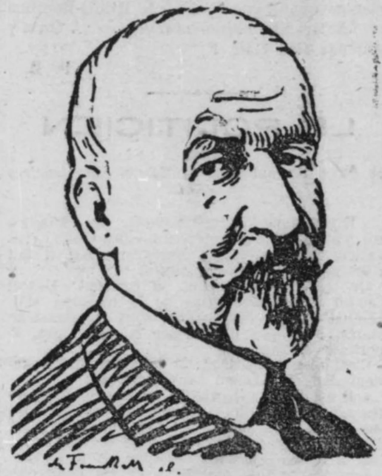 Porträt von Georges Bras (1859–1937) – Gedenkseite