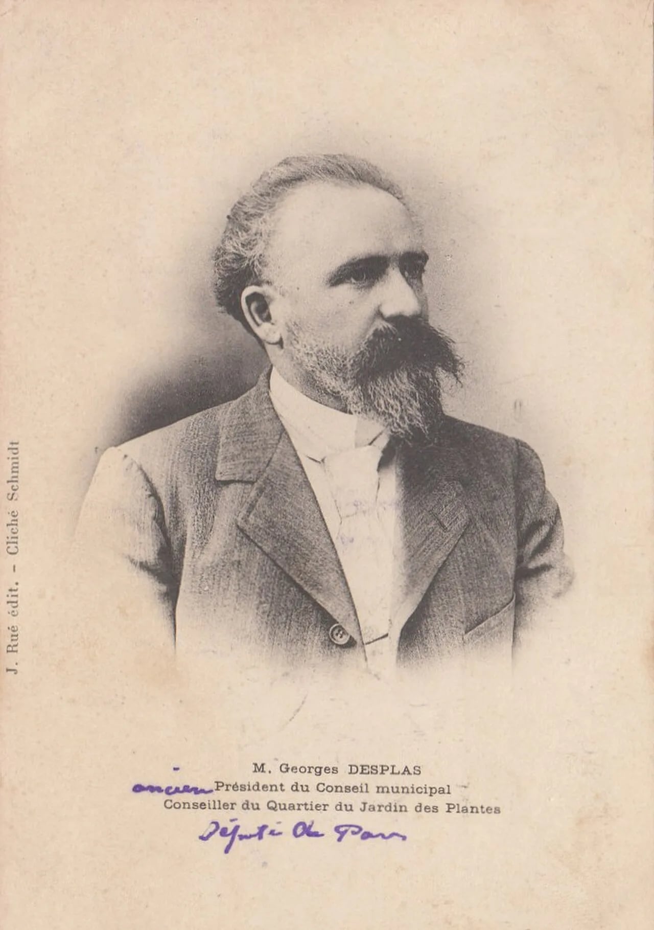 Portrait of Georges Desplas (1856–1922) – memorial page
