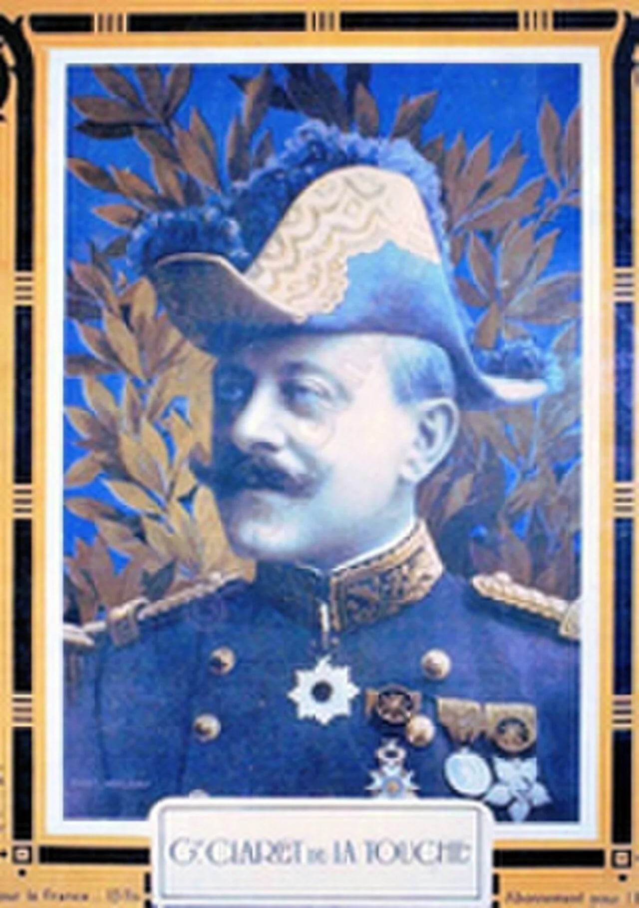 Porträt von Georges Prosper Anne Claret de la Touche (1852–1939) – Gedenkseite