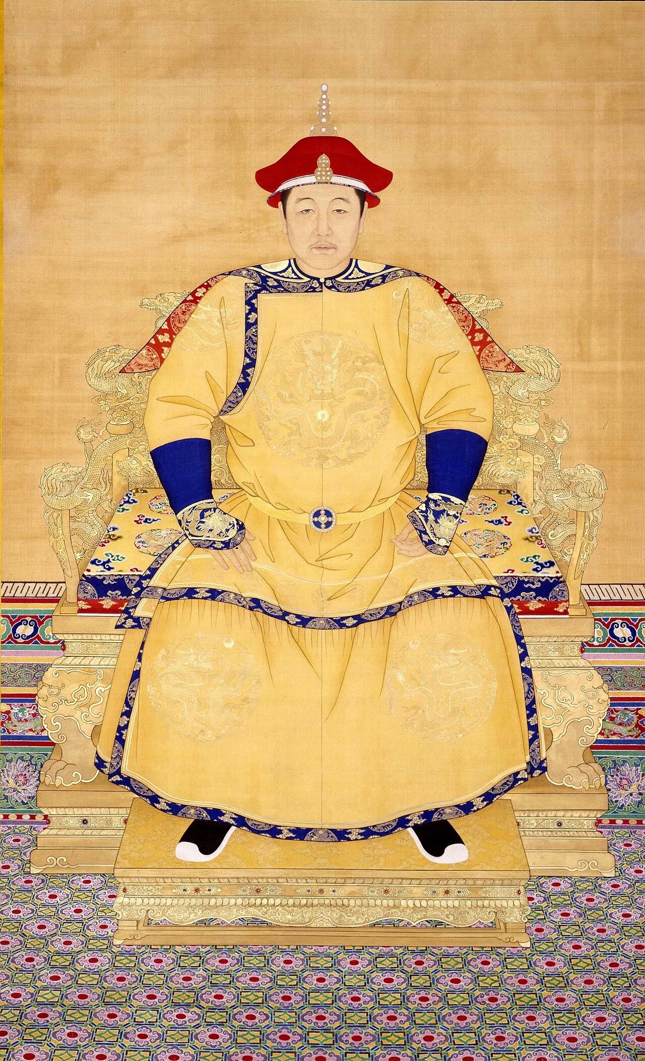 Porträt von Shunzhi (1638–1661) – Gedenkseite