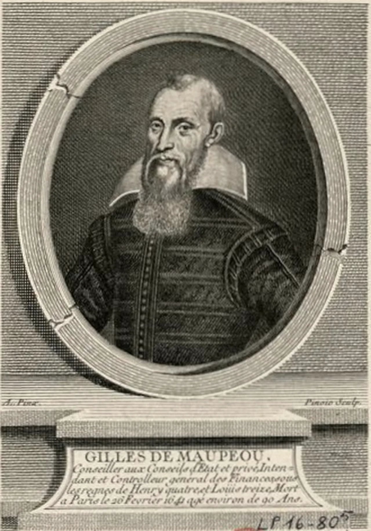 Portrait of Gilles Ier de Maupeou (1553–1641) – memorial page