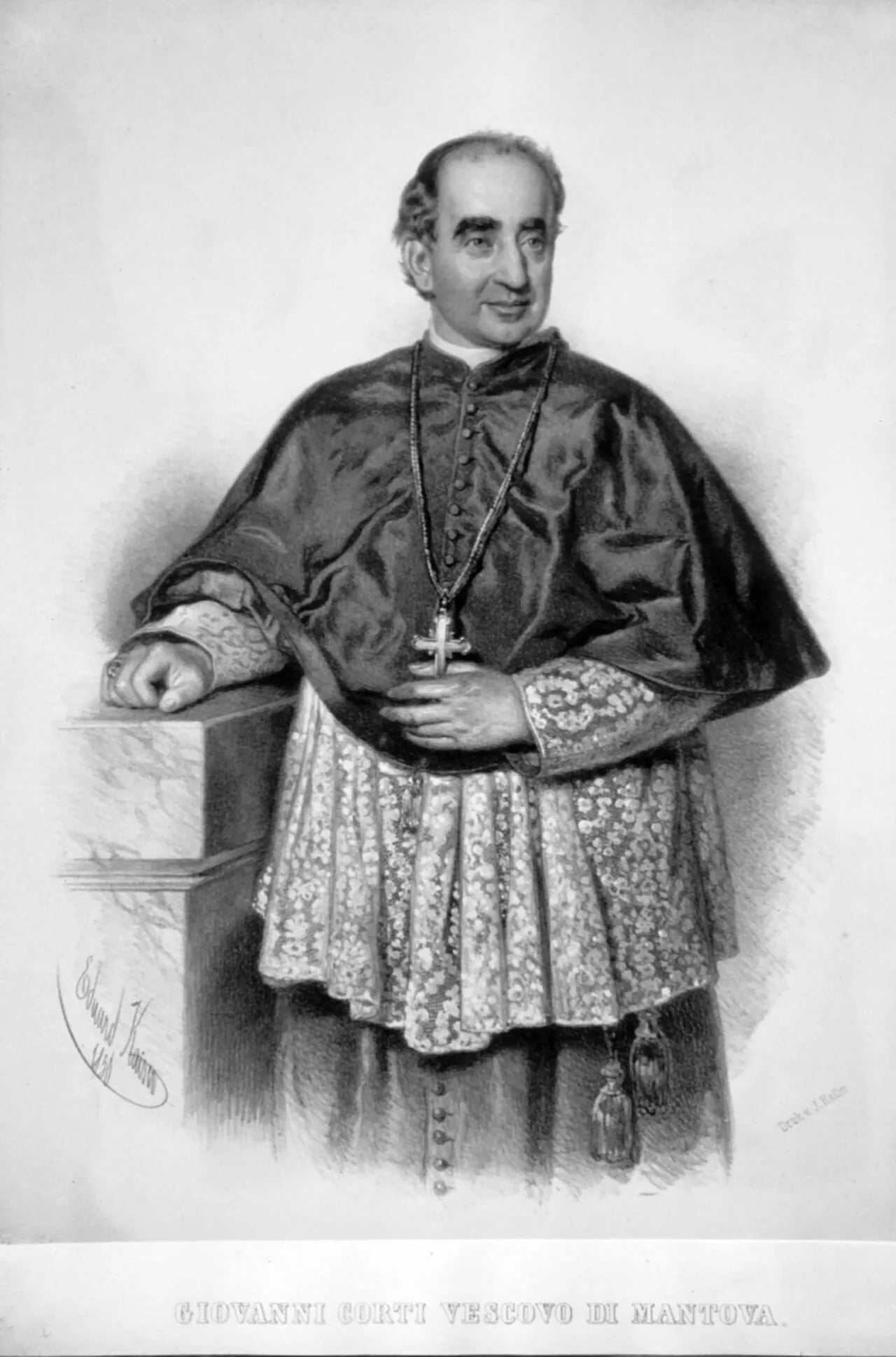 Portrait of Giovanni Corti (1796–1868) – memorial page
