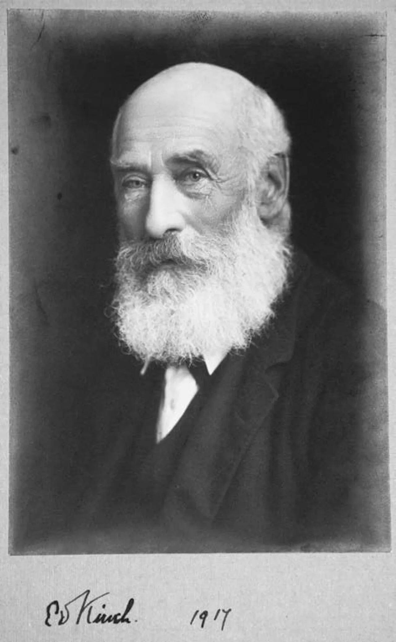 Porträt von Edward Kinch (1848–1920) – Gedenkseite